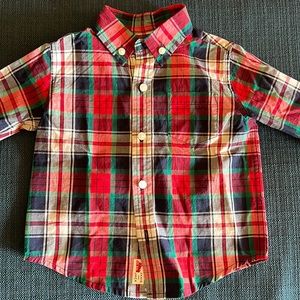 Janie and Jack boys shirt size 6-12 months.